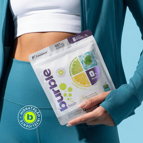 Burble Fresh Eletrólitos Isotónico 100% Natural Zero Açúcar